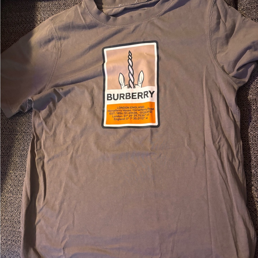 Burberry Brown Short Sleeve Tee
